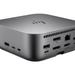 HP Thunderbolt 4 Ultra 180W G6 Thunderbolt 4 Docking Station με HDMI/DisplayPort 4K PD Ethernet και σύνδεση 2 Οθονών Γκρι