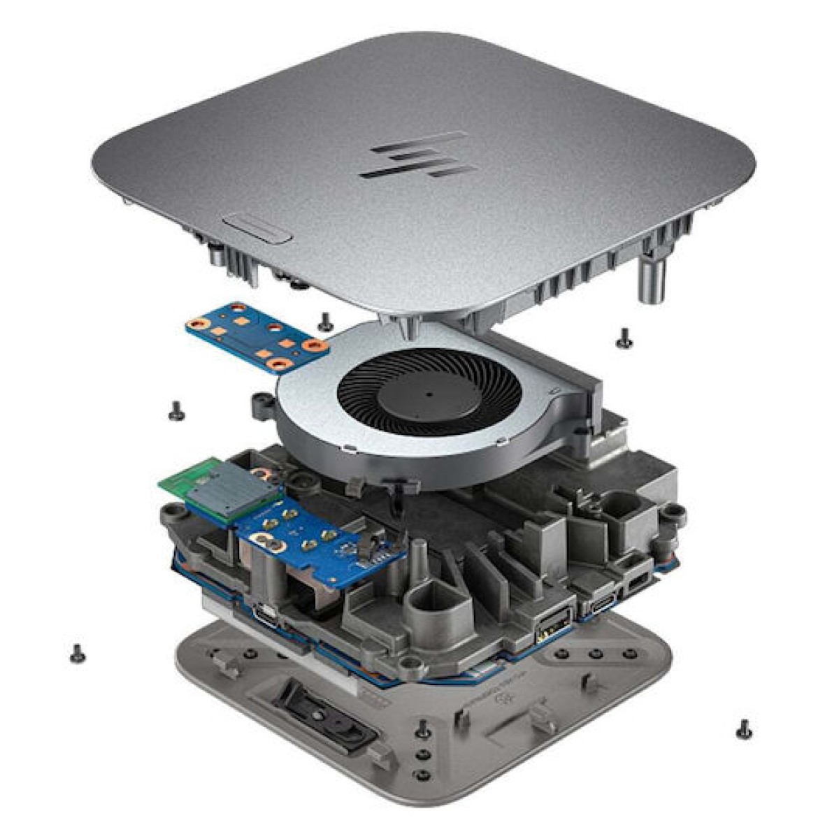 HP Thunderbolt 4 Ultra 180W G6 Thunderbolt 4 Docking Station με HDMI/DisplayPort 4K PD Ethernet και σύνδεση 2 Οθονών Γκρι