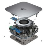 HP Thunderbolt 4 Ultra 180W G6 Thunderbolt 4 Docking Station με HDMI/DisplayPort 4K PD Ethernet και σύνδεση 2 Οθονών Γκρι