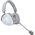 Asus ROG Delta II Ασύρματο Over Ear Gaming Headset με σύνδεση Bluetooth / USB Λευκό