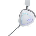 Asus ROG Delta II Ασύρματο Over Ear Gaming Headset με σύνδεση Bluetooth / USB Λευκό