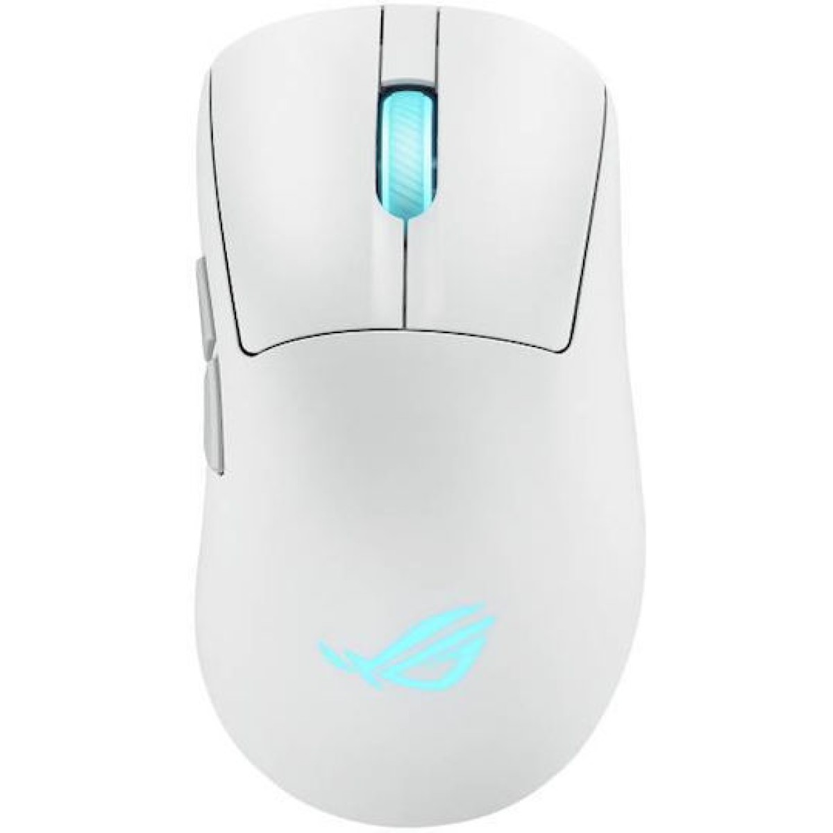 Asus ROG Keris II Origin Ασύρματο Gaming Ποντίκι 42000 DPI Moonlight White