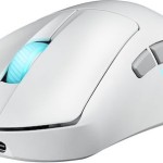 Asus ROG Keris II Origin Ασύρματο Gaming Ποντίκι 42000 DPI Moonlight White