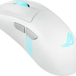Asus ROG Keris II Origin Ασύρματο Gaming Ποντίκι 42000 DPI Moonlight White