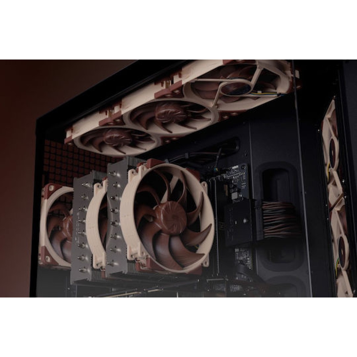Noctua NF-A12x25 G2 PWM Sx2-PP Case Fan 120mm με Σύνδεση 4-Pin Καφέ