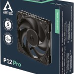 Arctic P12 Pro Case Fan 120mm με Χωρίς Led Φωτισμό και Σύνδεση 4-Pin PWM