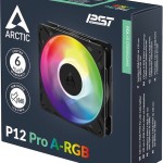 Arctic P12 Pro A-RGB Case Fan 120mm με Σύνδεση 4-Pin Molex / 4-Pin PWM