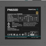 Deepcool PN650D 650W Μαύρο Τροφοδοτικό Υπολογιστή Full Wired 80 Plus Gold