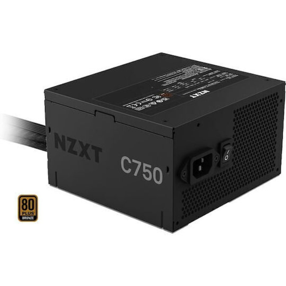 NZXT C750 750W Μαύρο Τροφοδοτικό Υπολογιστή Full Wired
