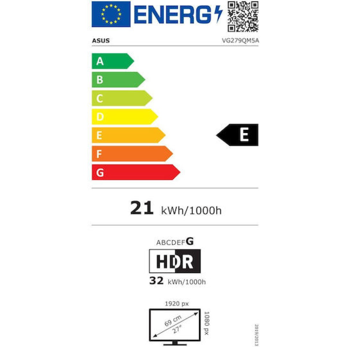 Asus 90LM0B80-B01171 Monitor 27