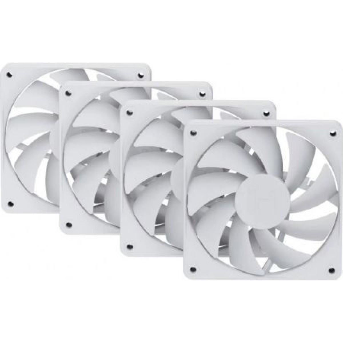HYTE FA12 Case Fan 120mm με Χωρίς Led Φωτισμό 4τμχ Snow White