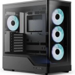 Aerocool P500A Midi Tower Κουτί Υπολογιστή Μαύρο