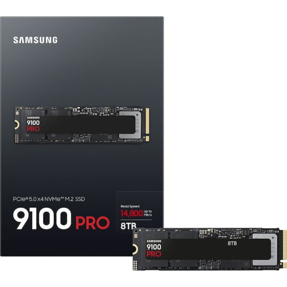 Samsung 9100 PRO SSD 8TB M.2 NVMe PCI Express 5.0