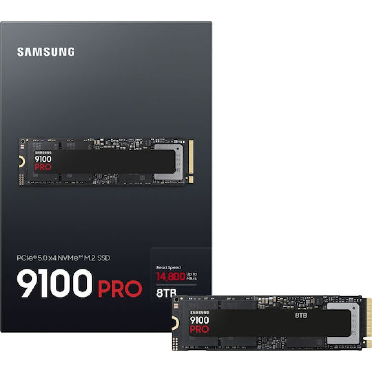 Samsung 9100 PRO SSD 8TB M.2 NVMe PCI Express 5.0
