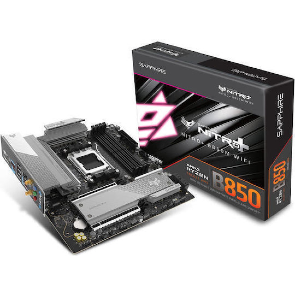 Sapphire NITRO+ B850M WIFI Motherboard Micro ATX με AMD AM5 Socket 52123-01-40G