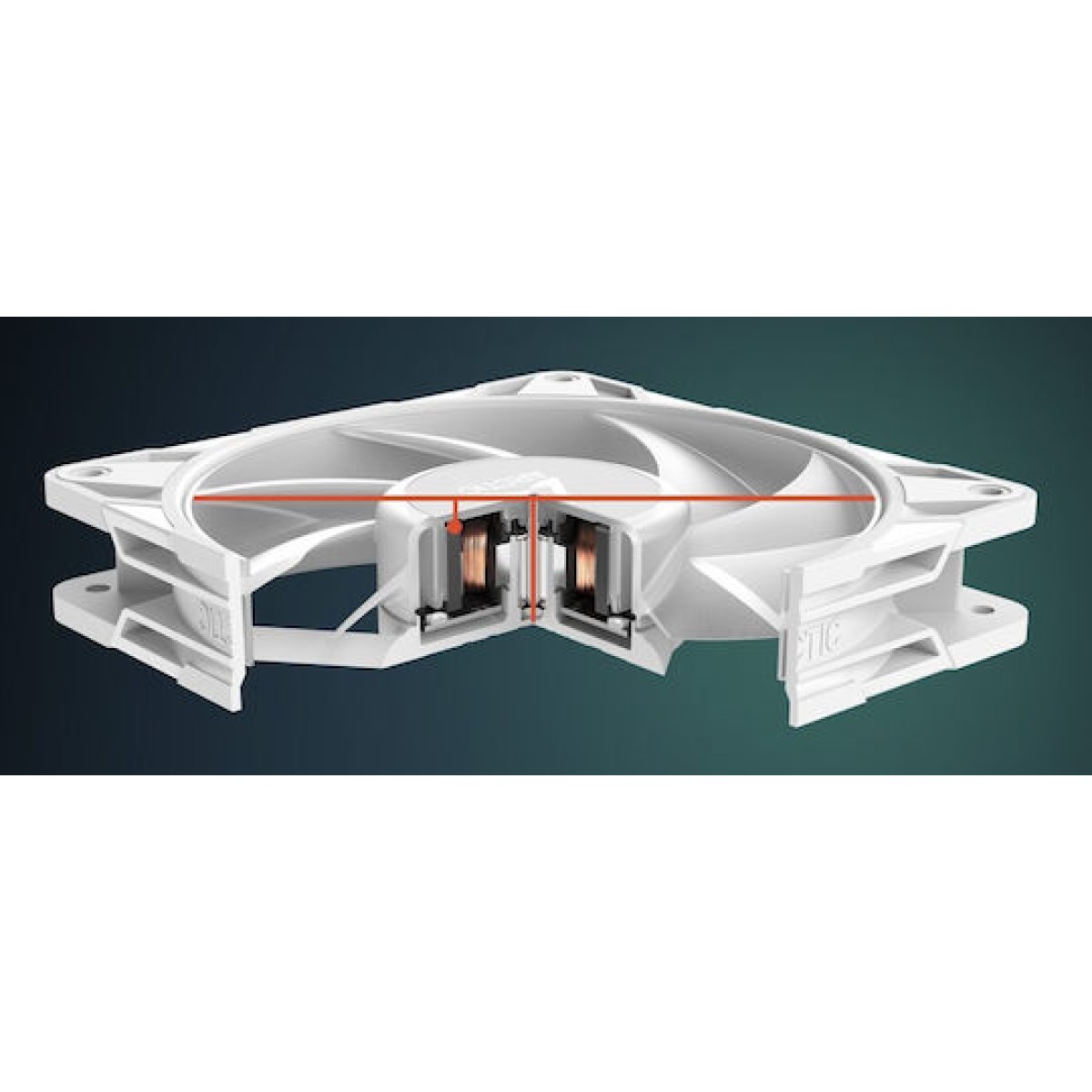 Arctic P12 Pro A-RGB 12 Case Fan 120mm Λευκό