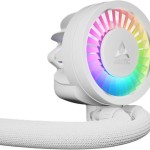 Arctic Liquid Freezer III Pro 420 Υδρόψυξη Επεξεργαστή Τριπλού Ανεμιστήρα 140mm για Socket AM4/AM5/1700 με ARGB Φωτισμό Λευκή