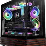Thermaltake View 270 Plus WS ARGB Gaming Midi Tower Κουτί Υπολογιστή με Πλαϊνό Παράθυρο Μαύρο