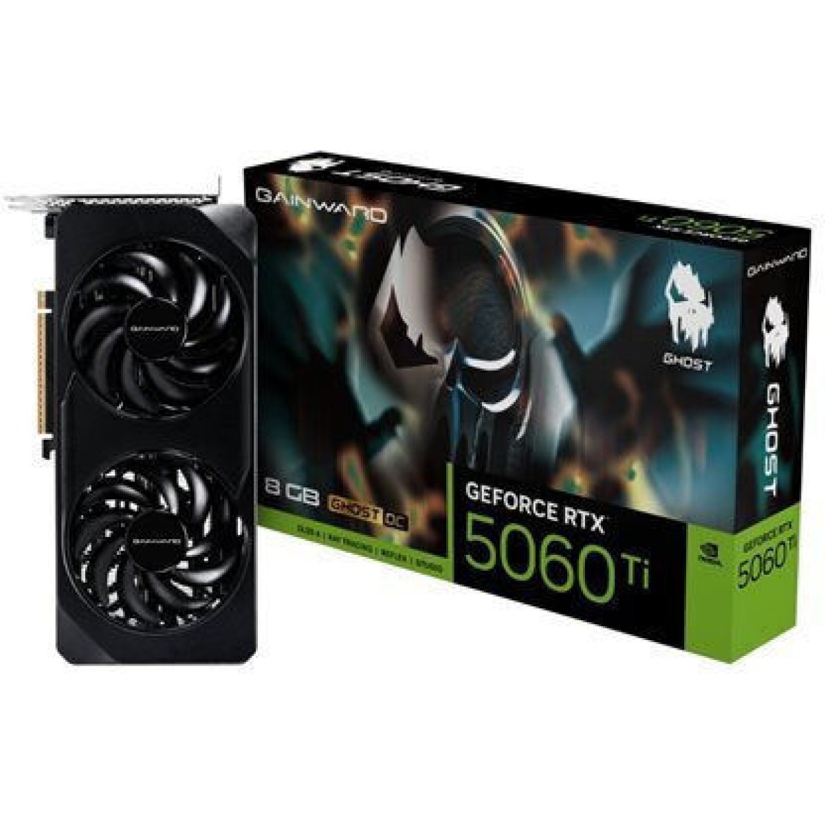 Gainward GeForce RTX 5060 Ti 16GB GDDR7 Ghost OC Κάρτα Γραφικών NE7506TU19T1-GB2061B