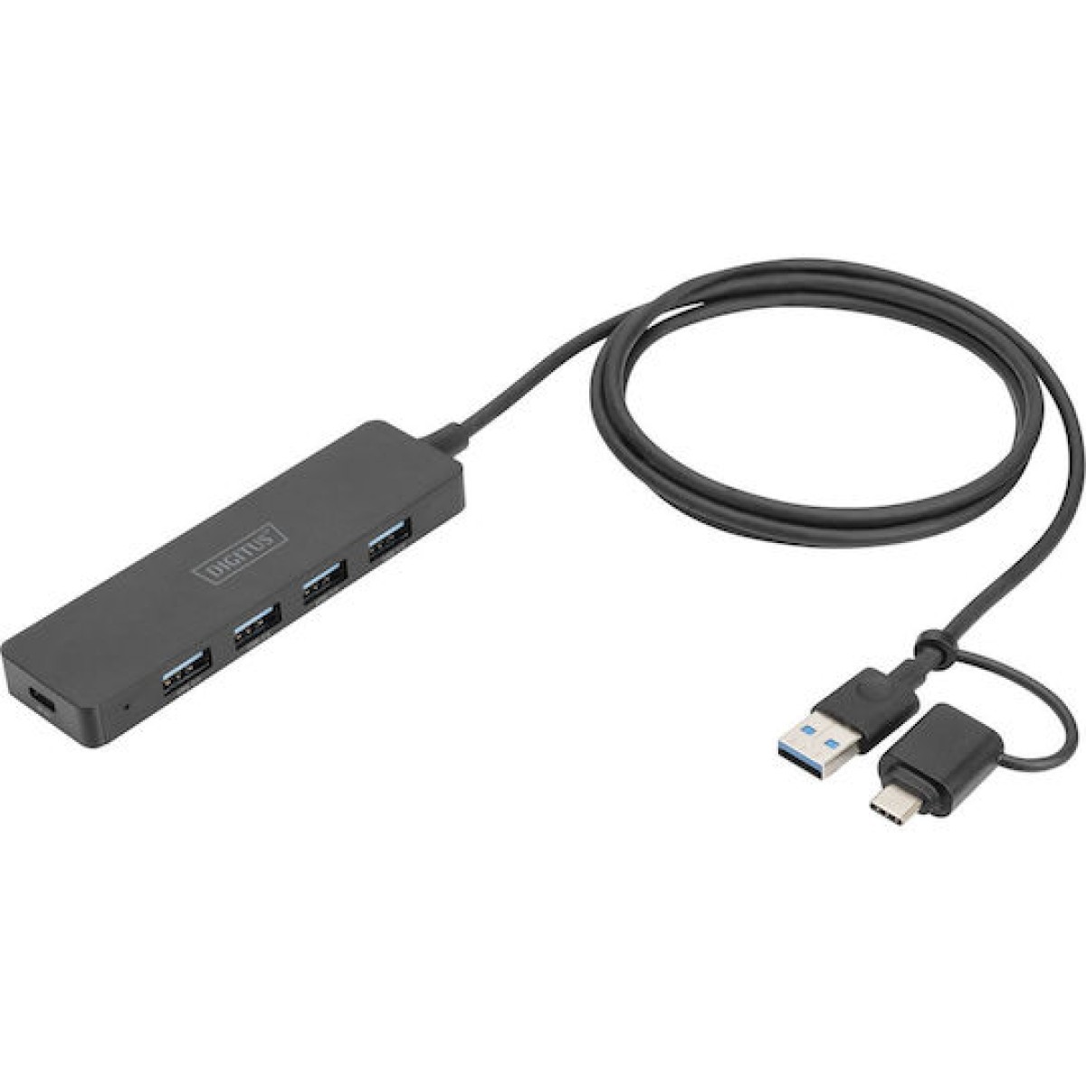 Digitus USB 3.0 Hub 5 Θυρών με σύνδεση USB-A / USB-C
