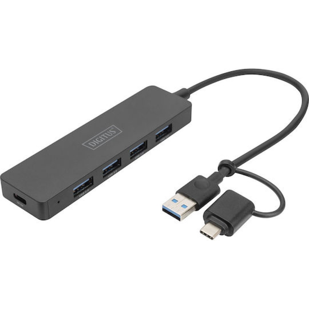Digitus USB 3.0 Hub 5 Θυρών με σύνδεση USB-A / USB-C