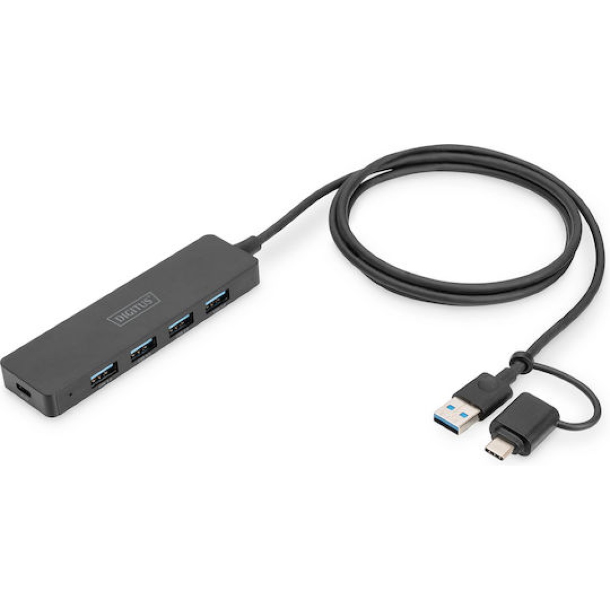 Digitus USB 3.0 Hub 5 Θυρών με σύνδεση USB-A / USB-C