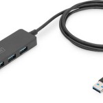 Digitus USB 3.0 Hub 5 Θυρών με σύνδεση USB-A / USB-C