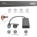 Digitus USB 3.0 Hub 5 Θυρών με σύνδεση USB-A / USB-C