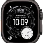 Apple Watch Ultra 3 Titanium 49mm Αδιάβροχο με eSIM και Παλμογράφο (Black Titanium Case with Black Titanium Milanese Loop - Small)