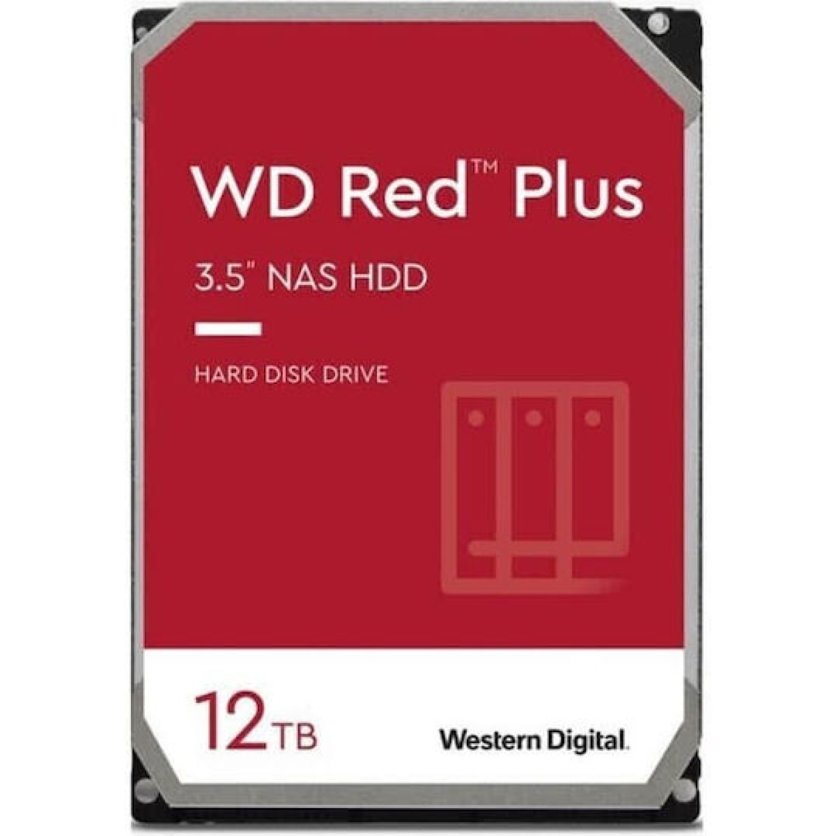 Western Digital Red Plus 12TB HDD Σκληρός Δίσκος 3.5\