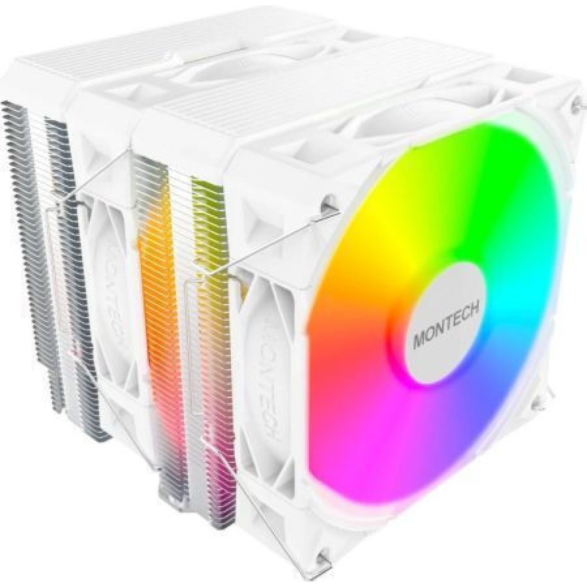 Montech NX600 Ψύκτρα Επεξεργαστή για Socket AM4/AM5/1200/115x/1700 με ARGB Φωτισμό Λευκή