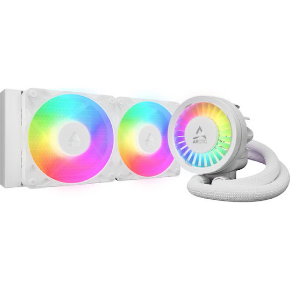 Arctic Liquid Freezer III Pro 240 A-RGB Υδρόψυξη Επεξεργαστή Τριπλού Ανεμιστήρα 120mm για Socket AM4/AM5/1700 Λευκή