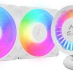 Arctic Liquid Freezer III Pro 240 A-RGB Υδρόψυξη Επεξεργαστή Τριπλού Ανεμιστήρα 120mm για Socket AM4/AM5/1700 Λευκή