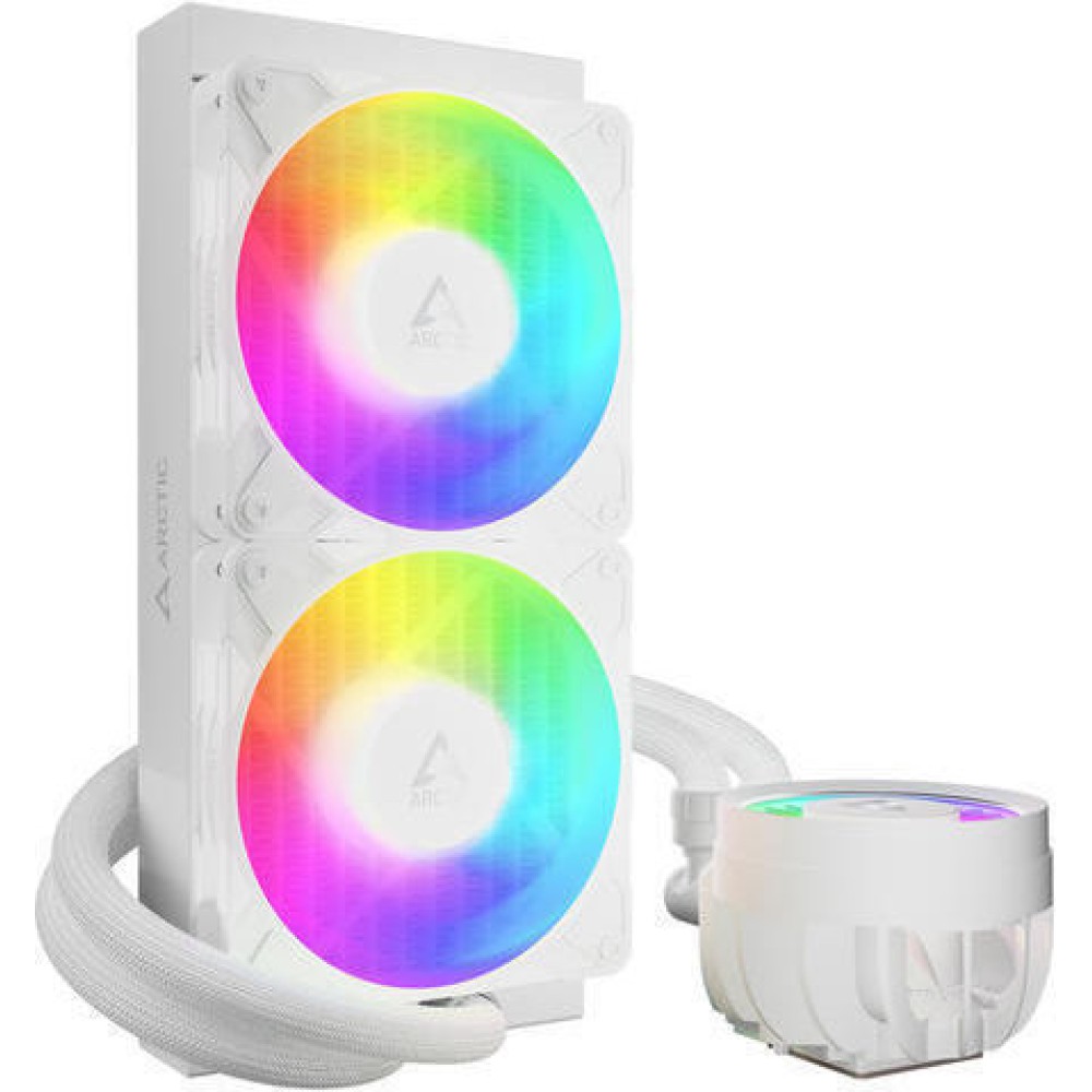 Arctic Liquid Freezer III Pro 240 A-RGB Υδρόψυξη Επεξεργαστή Τριπλού Ανεμιστήρα 120mm για Socket AM4/AM5/1700 Λευκή
