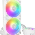 Arctic Liquid Freezer III Pro 280 A-RGB Υδρόψυξη Επεξεργαστή Διπλού Ανεμιστήρα 140mm για Socket AM4/AM5/1700 Λευκή