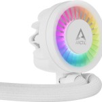 Arctic Liquid Freezer III Pro 280 A-RGB Υδρόψυξη Επεξεργαστή Διπλού Ανεμιστήρα 140mm για Socket AM4/AM5/1700 Λευκή