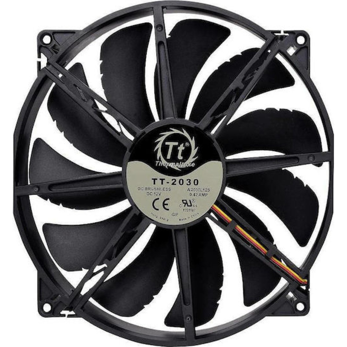 Thermaltake Pure 20 Case Fan 200mm με Σύνδεση 3-Pin