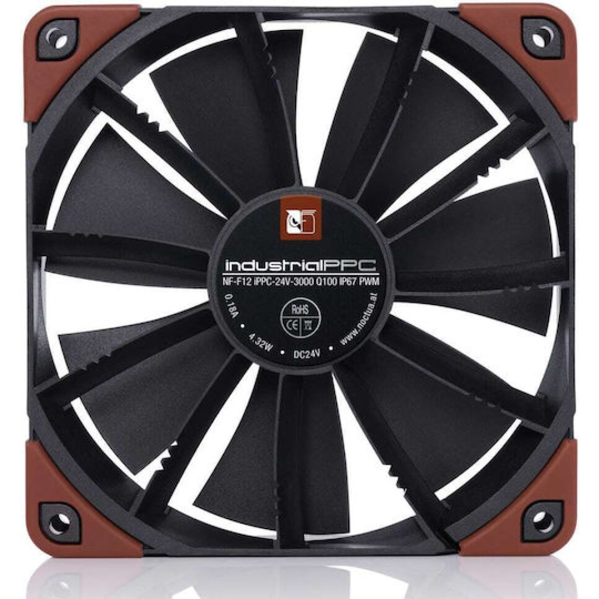 Noctua NF-F12 industrialPPC-3000 Case Fan 120mm με Σύνδεση 4-Pin PWM