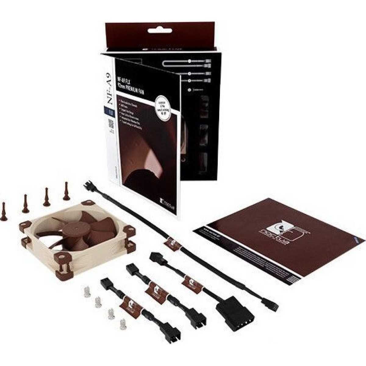 Noctua NF-A9 FLX Case Fan 92mm με Σύνδεση 3-Pin Καφέ