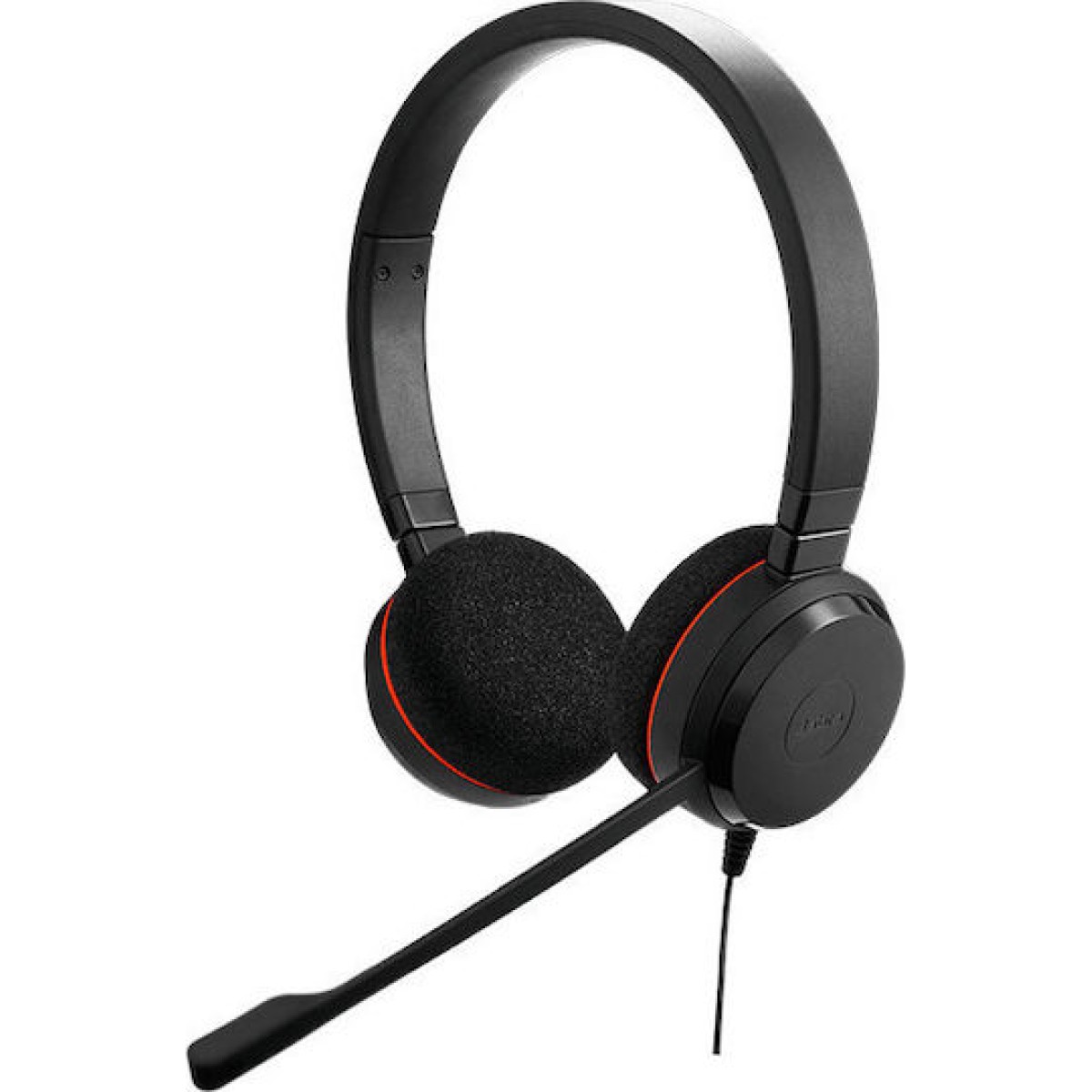 Jabra Evolve 20 On Ear Multimedia Ακουστικά με μικρόφωνο και σύνδεση USB-A