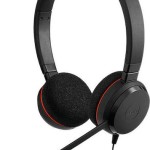 Jabra Evolve 20 On Ear Multimedia Ακουστικά με μικρόφωνο και σύνδεση USB-A