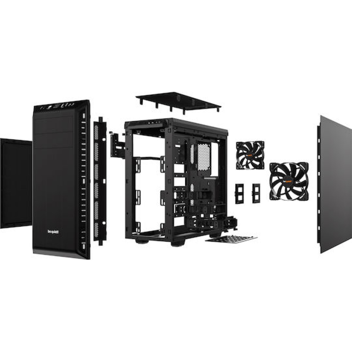 Be Quiet Pure Base 600 Midi Tower Κουτί Υπολογιστή Μαύρο