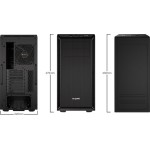 Be Quiet Pure Base 600 Midi Tower Κουτί Υπολογιστή Μαύρο