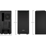 Be Quiet Pure Base 600 Midi Tower Κουτί Υπολογιστή Ασημί
