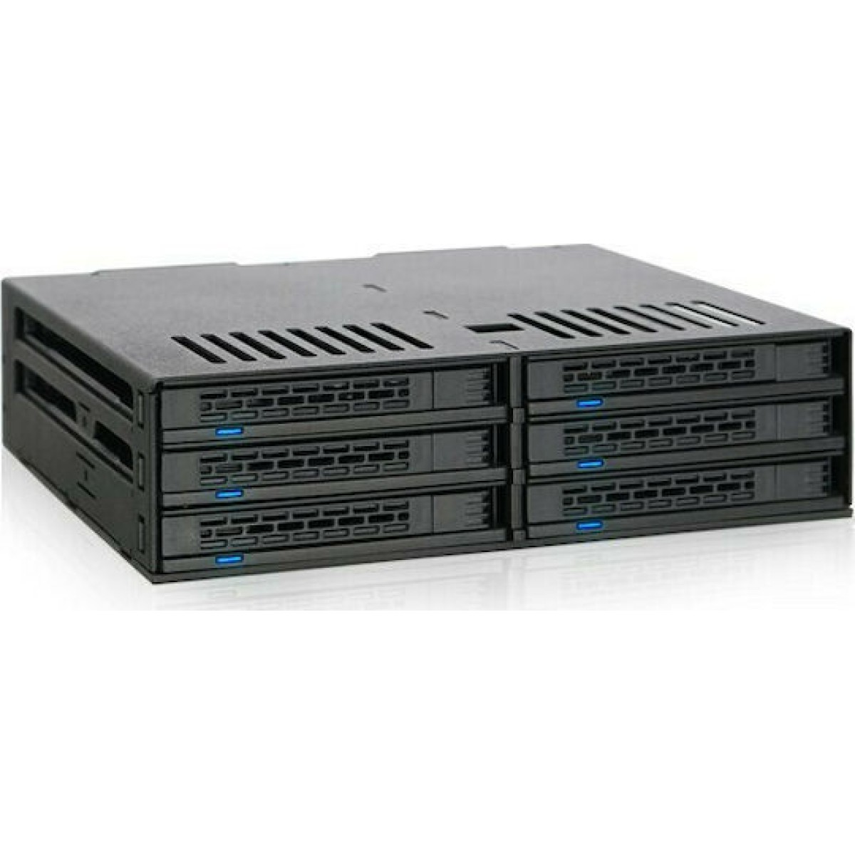 Icy Dock ExpressCage 6x 2.5 Inch SATA 6Gbps HDD/SSD Mobile Rack/Cage in 5.25 Inch bay Μαύρο (MB326SP-B)