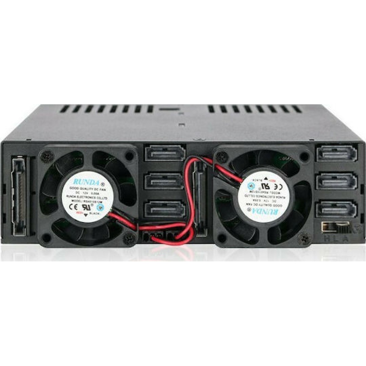 Icy Dock ExpressCage 6x 2.5 Inch SATA 6Gbps HDD/SSD Mobile Rack/Cage in 5.25 Inch bay Μαύρο (MB326SP-B)