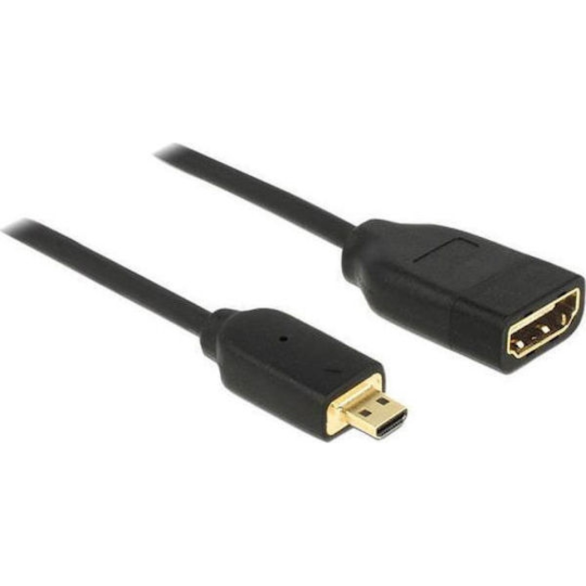 DeLock Μετατροπέας micro HDMI male σε HDMI female (65687)