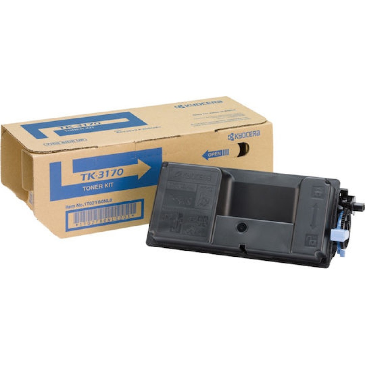 Kyocera TK-3170 Γνήσιο Toner Laser Εκτυπωτή Μαύρο 15500 Σελίδων (1T02T80NL0 1T02T80NL1 1T02T80NLC)