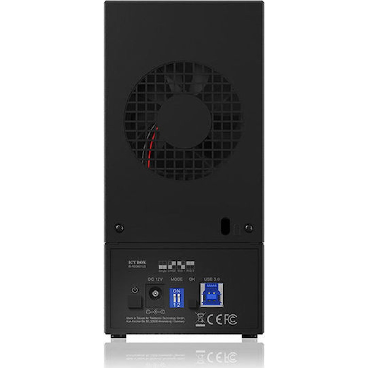 Icy Box Θήκη για 2 Σκληρούς Δίσκους 3.5