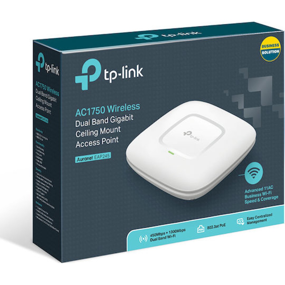 TP-LINK EAP245 v1 Access Point Wi‑Fi 5 Dual Band (2.4 & 5GHz)